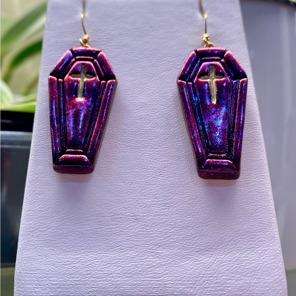 Coffin Earrings